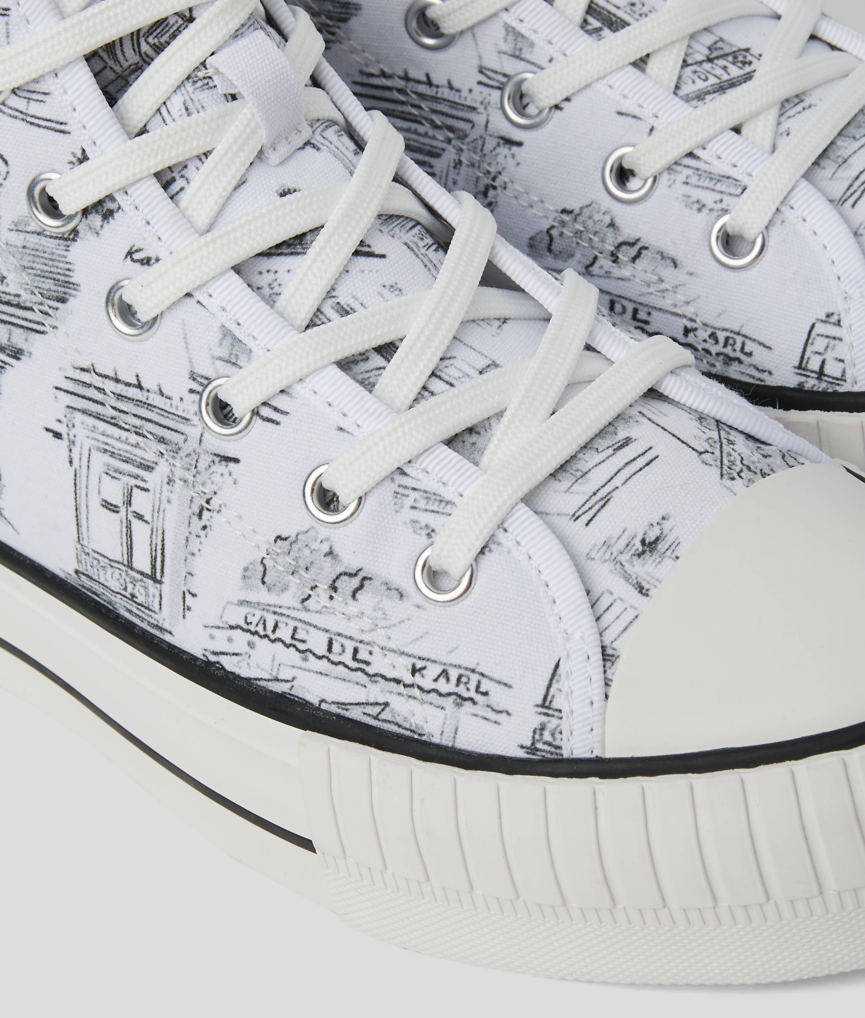 KL X JORGE PARRA HIGH-TOP SNEAKERS